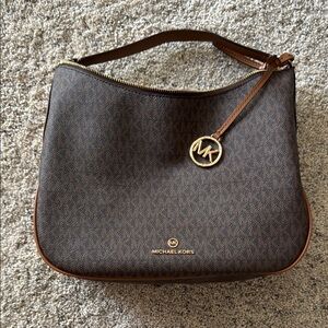Michael Kors Brown Kelsey Shoulder Bag